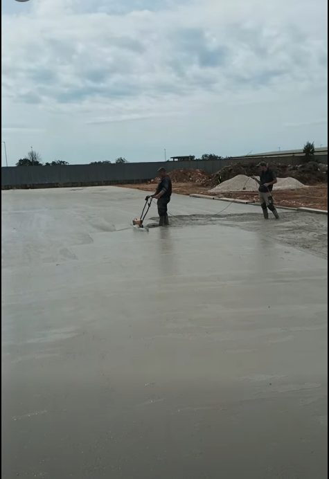 Betoniranje velike vanjske površine