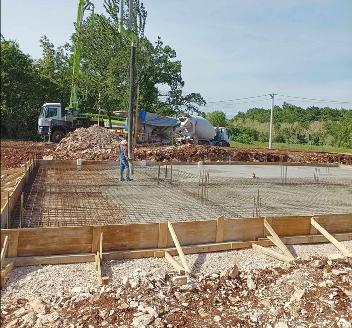 Betoniranje temeljne ploče